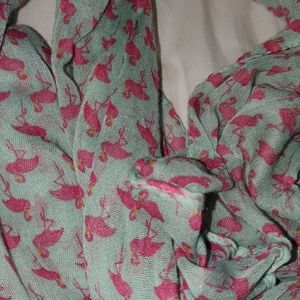 Flamingo infinity scarf